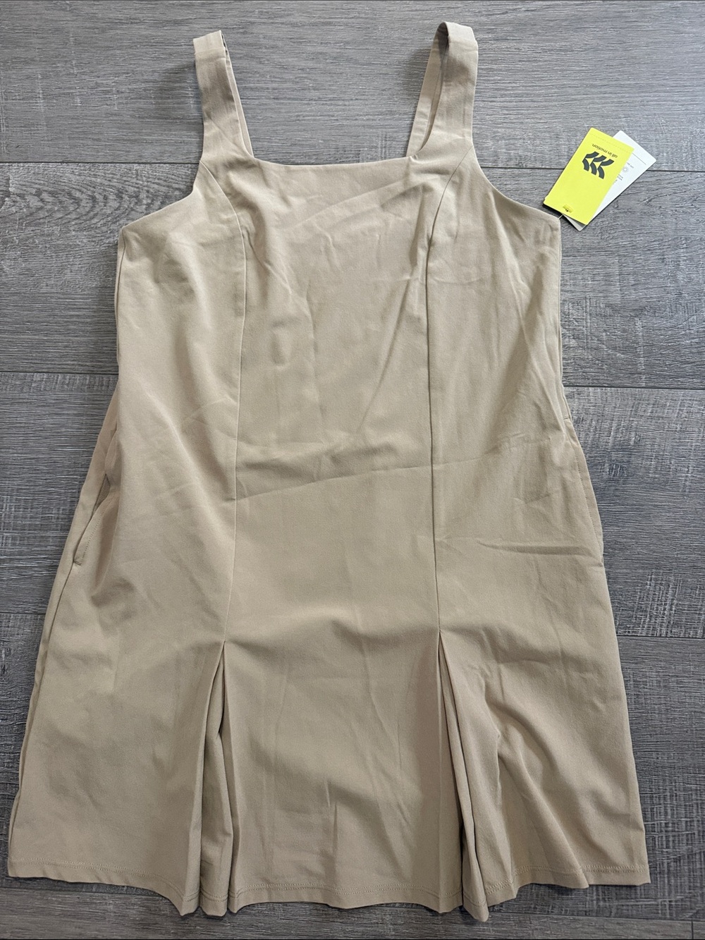 all in motion Beige Girls' Sundress
